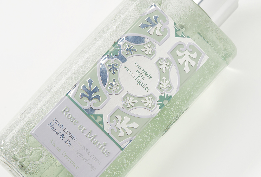 Rose et Marius Liquid soap for hands and body Une nuit d’été sous les figuiers