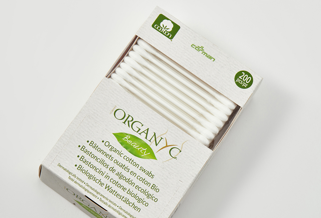 Organyc Cotton swabs Made from organic cotton