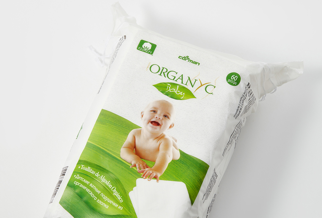 Organyc Cotton pads for children Made from organic cotton