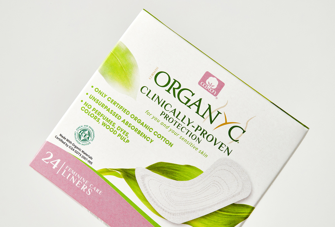 Organyc Pads Individually wrapped daily liners