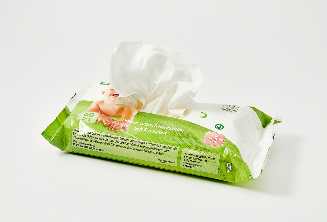 Organyc Wet wipes For children