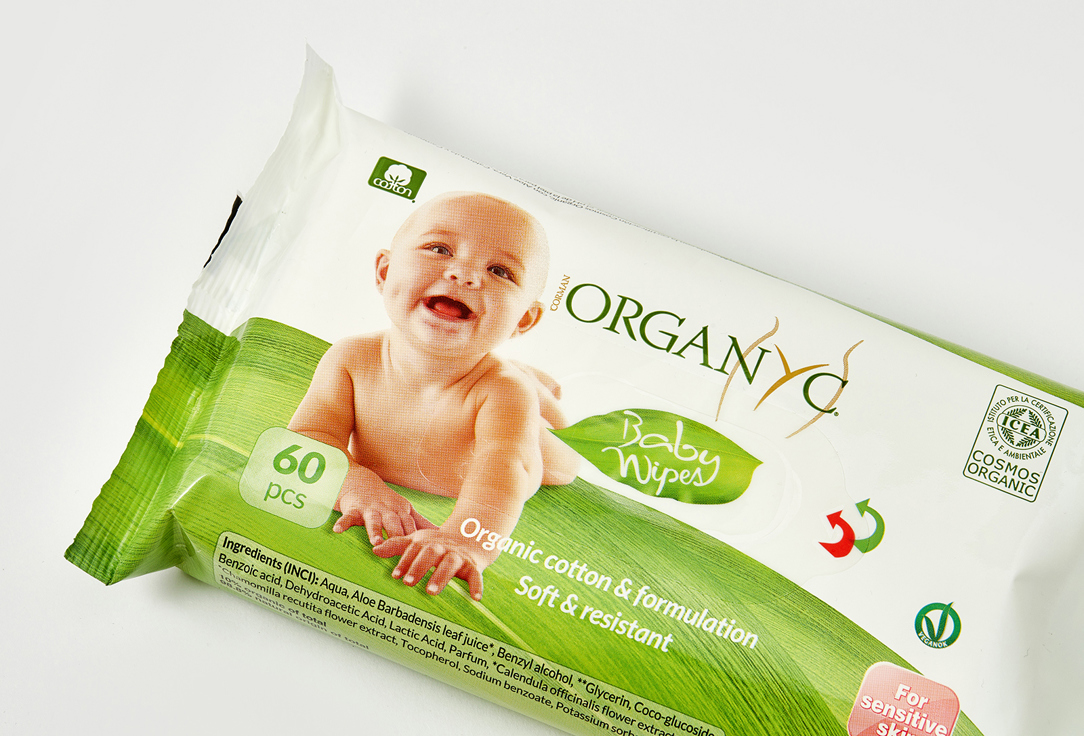 Organyc Wet wipes For children