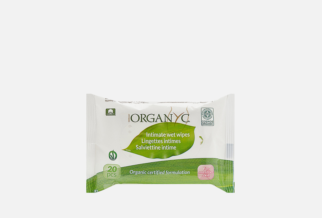 Organyc Wet wipes For intimate hygiene