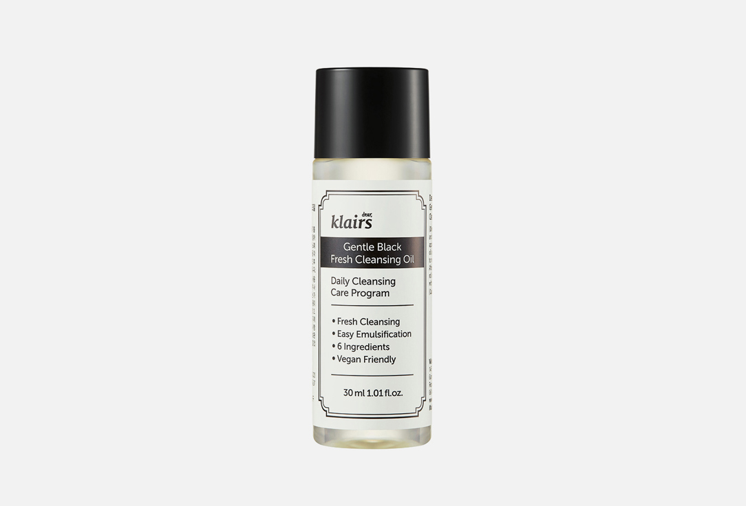 Dear, klairs Face Cleansing Oil Gentle Black Fresh Cleansing