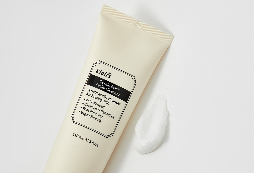 Dear, klairs Face cleansing foam Gentle Black