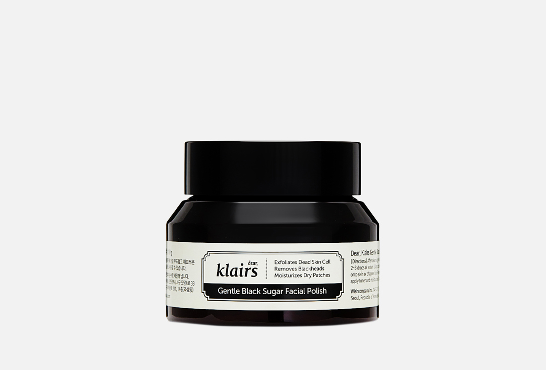 Dear, klairs Face scrub Gentle Black Sugar