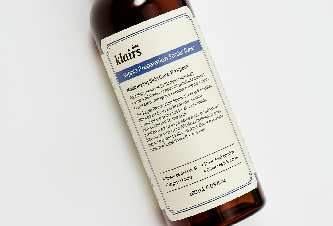 Dear, klairs Moisturizing Face toner Supple Preparation