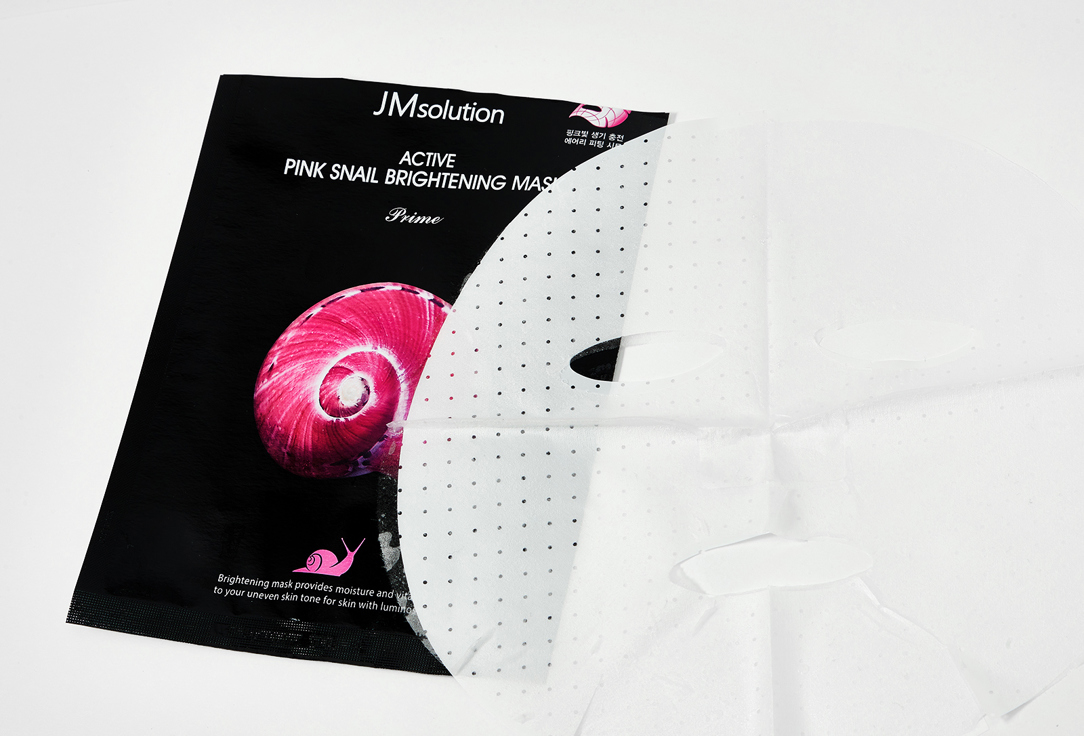 JMsolution Face Mask Active Pink Snail Brightening Prime