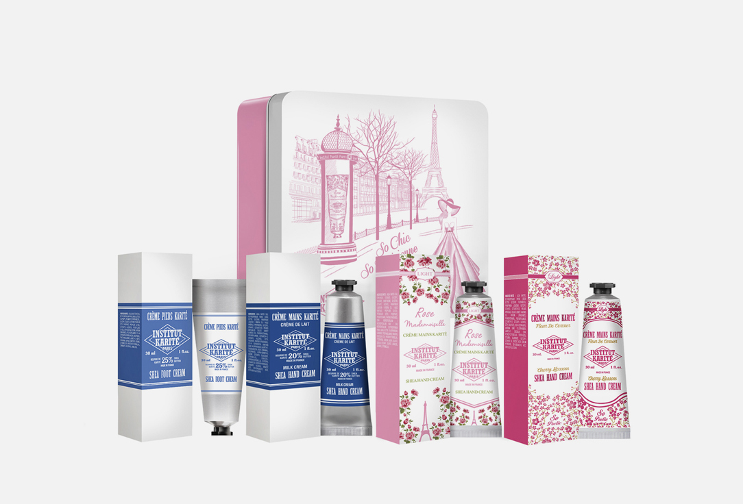 INSTITUT KARITE PARIS Hand and foot cream gift set With shea butter