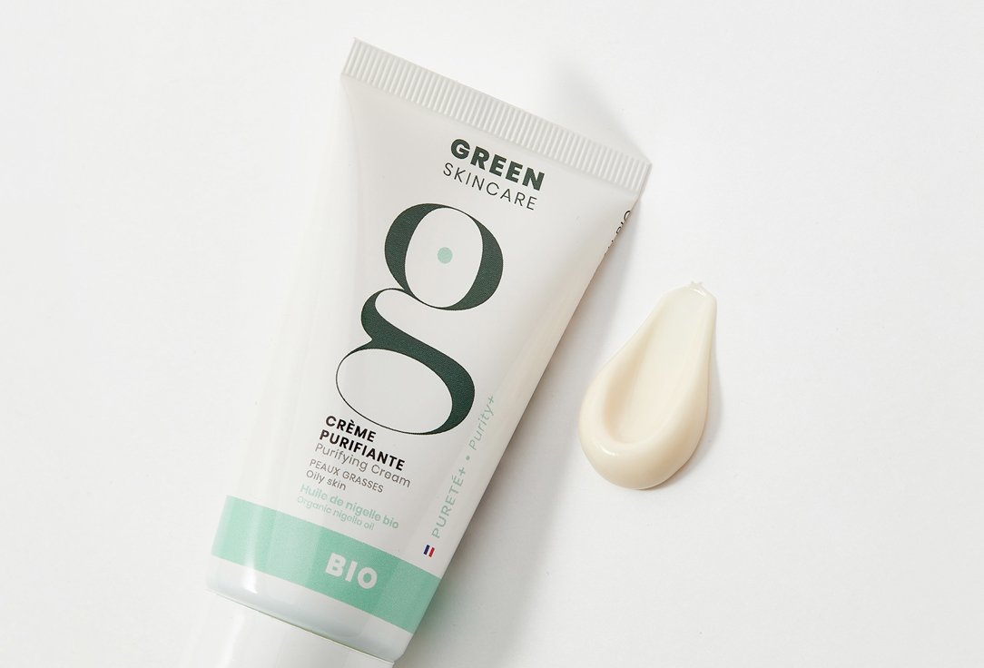 Green Skincare Purifying Face Cream for Oily Skin Purity+