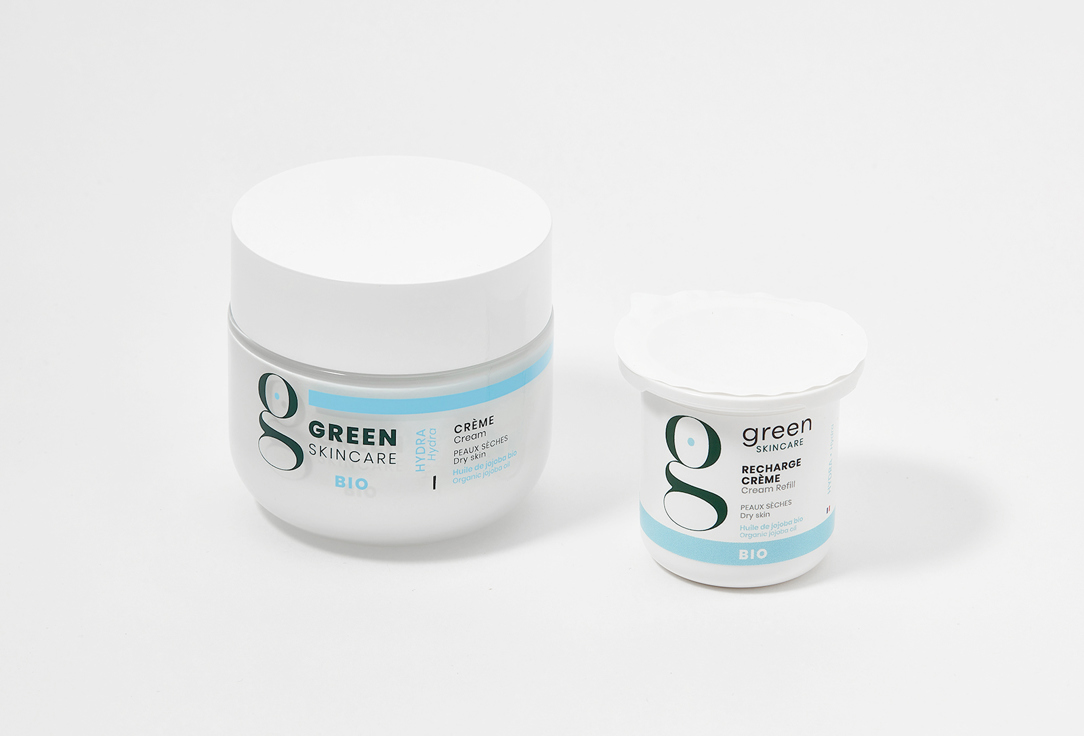 Green Skincare Nourishing Face Cream & Refill for Dry Skin  Hydra