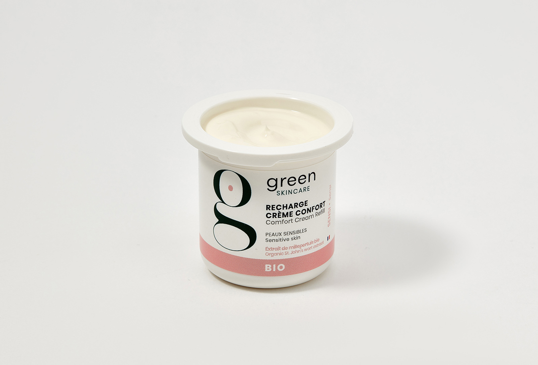 Green Skincare Nourishing Face Cream Refill for Sensitive Skin Sensi