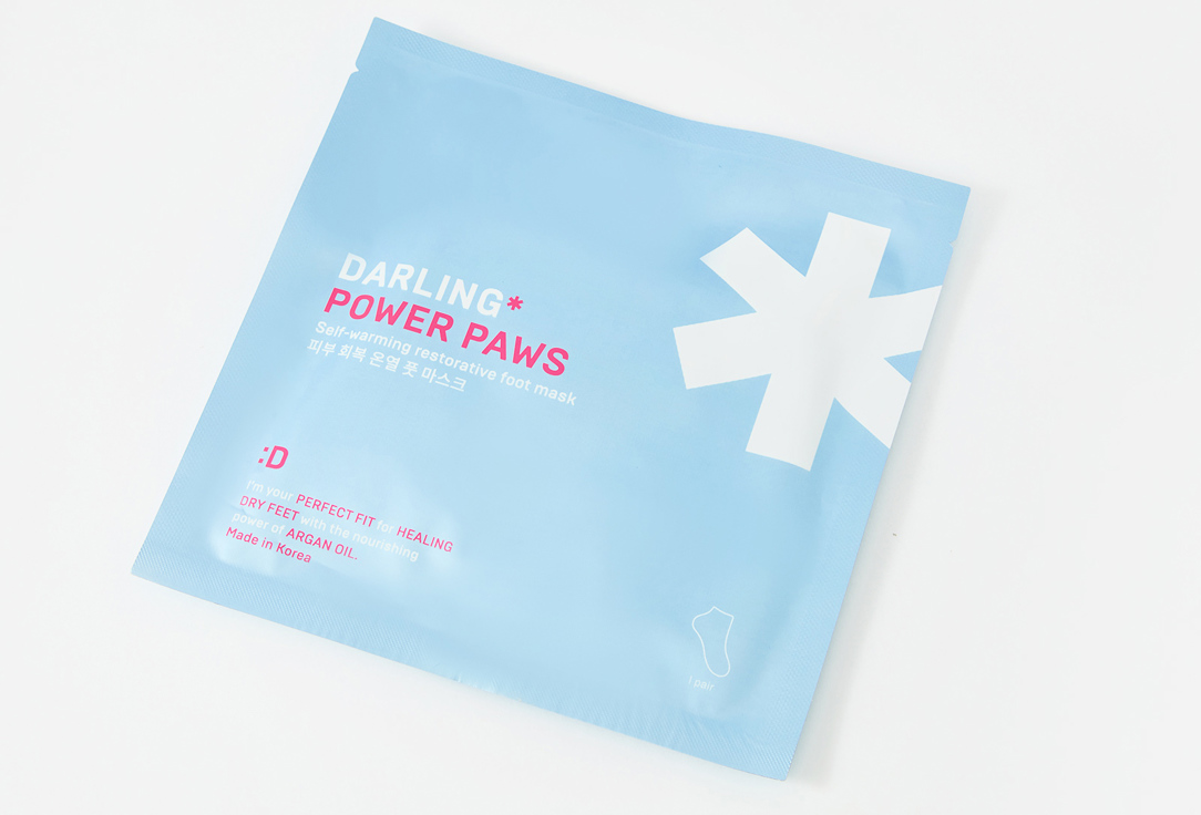 DARLING* Restorative foot mask with a warming effect Power Paws