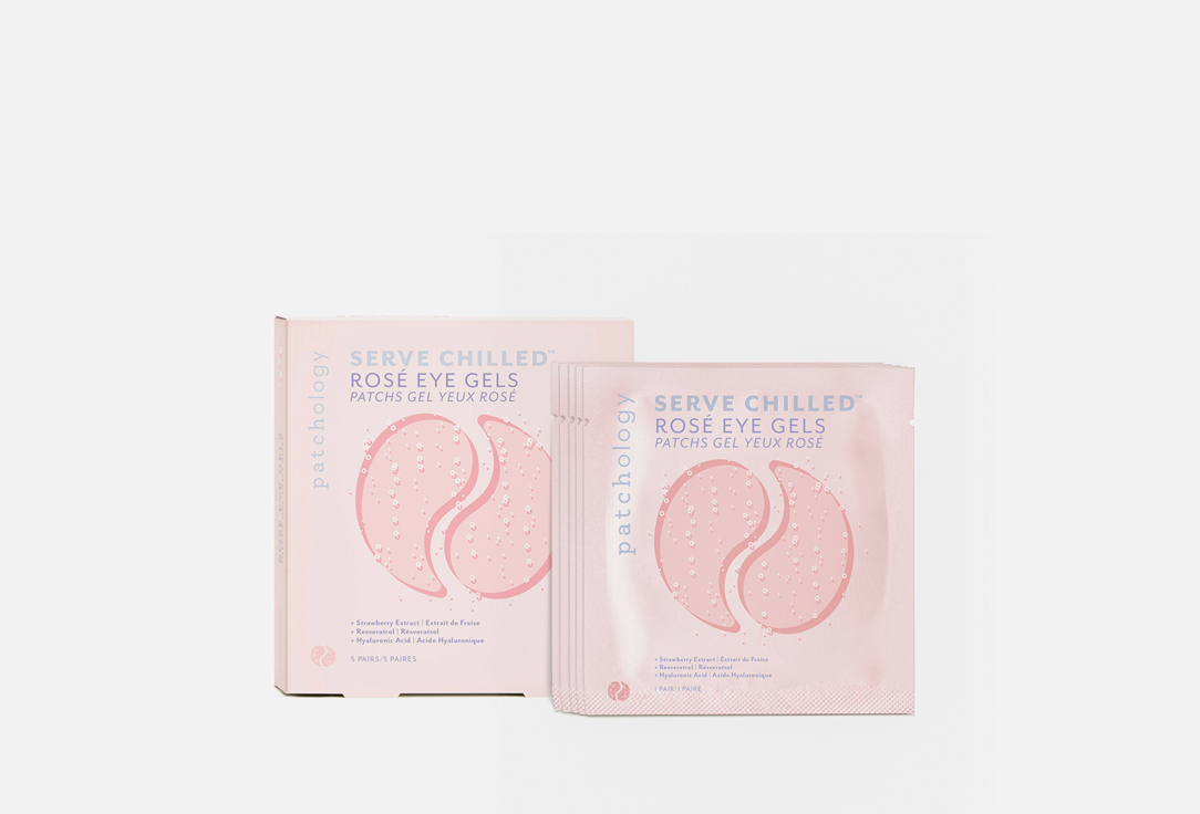 Patchology Eye gel patches Rosé