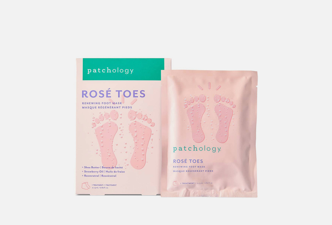 Patchology Foot mask Serve chilled rosé toes