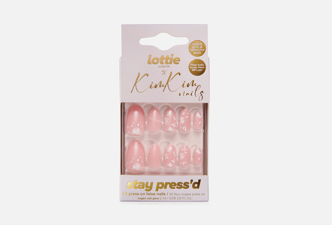 Lottie London False nail x KimKim Stay Press'd