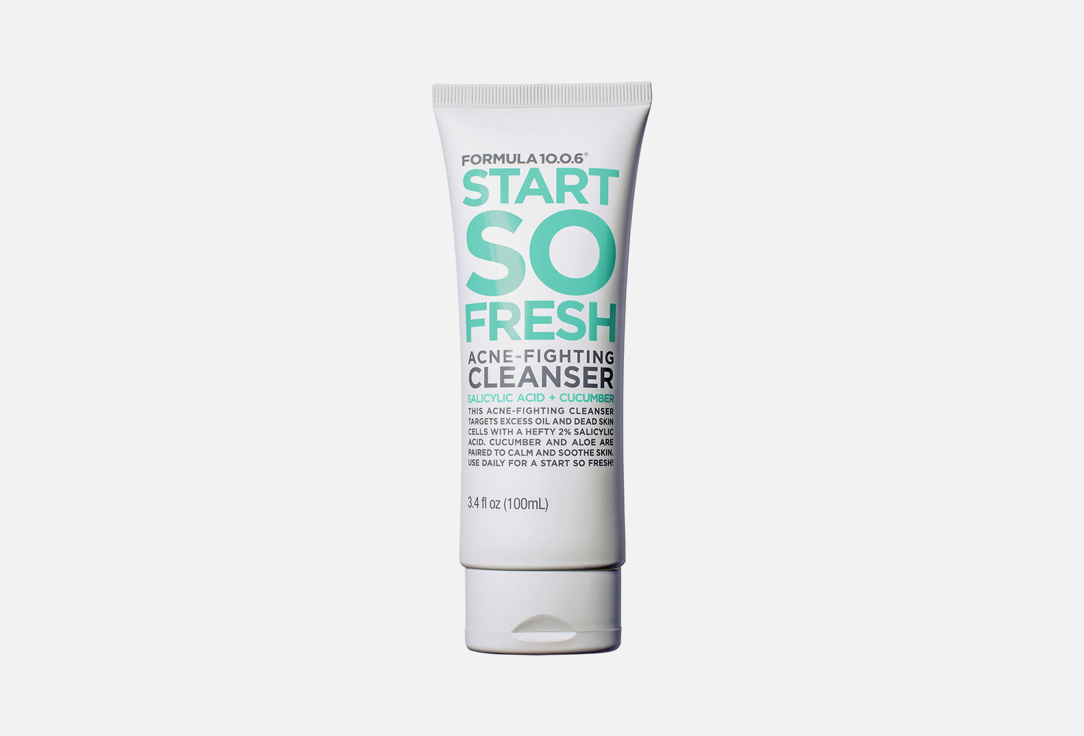 Formula 10.0.6 Acne-fighting cleanser Start so fresh