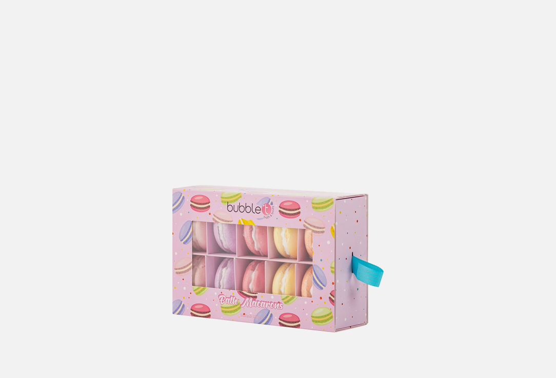 Bubble T bath bomb gift set Mini macaron