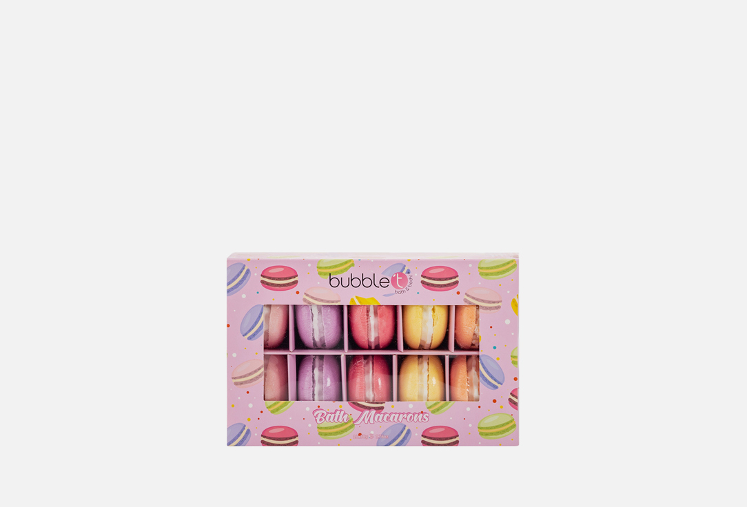 Bubble T bath bomb gift set Mini macaron