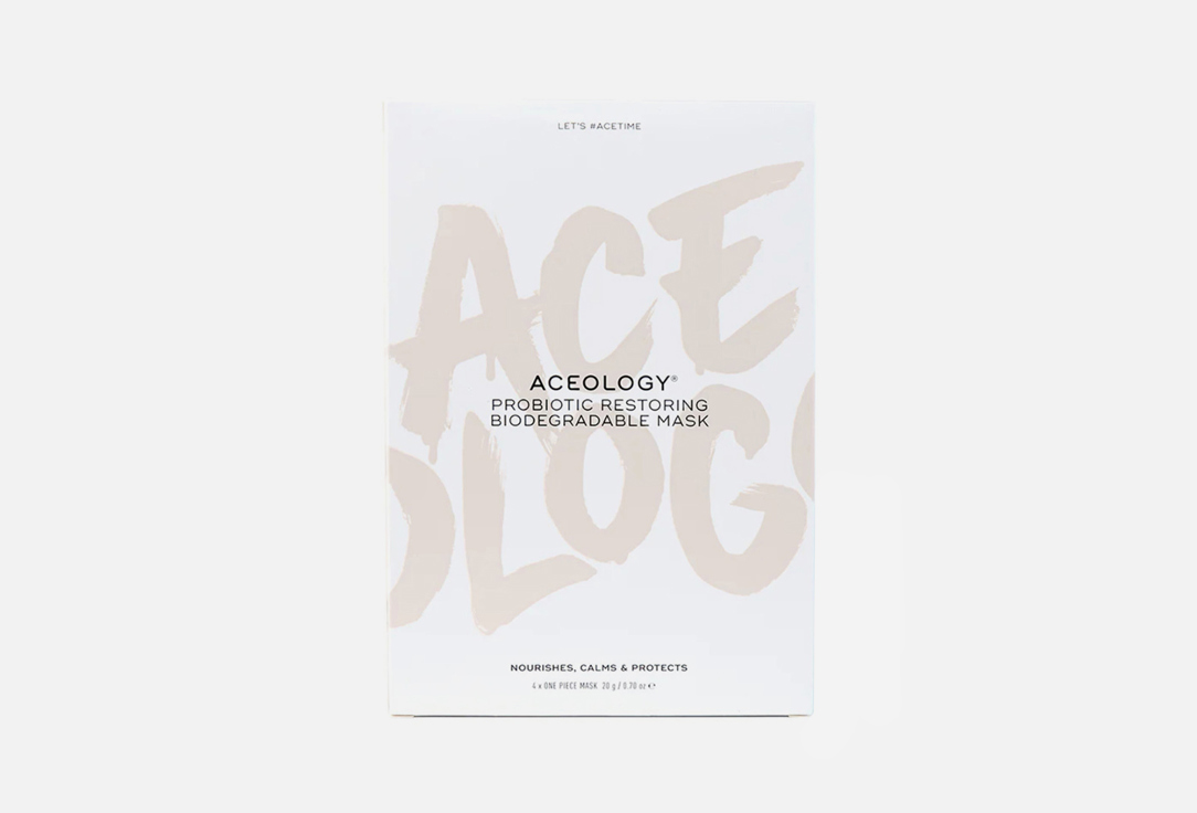 Aceology Face Masks Probiotic restoring biodegradable