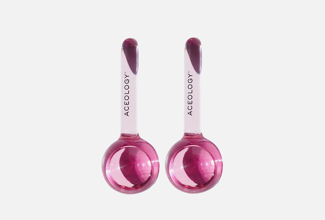 Aceology Face Massager The Original Pink Ice Globe