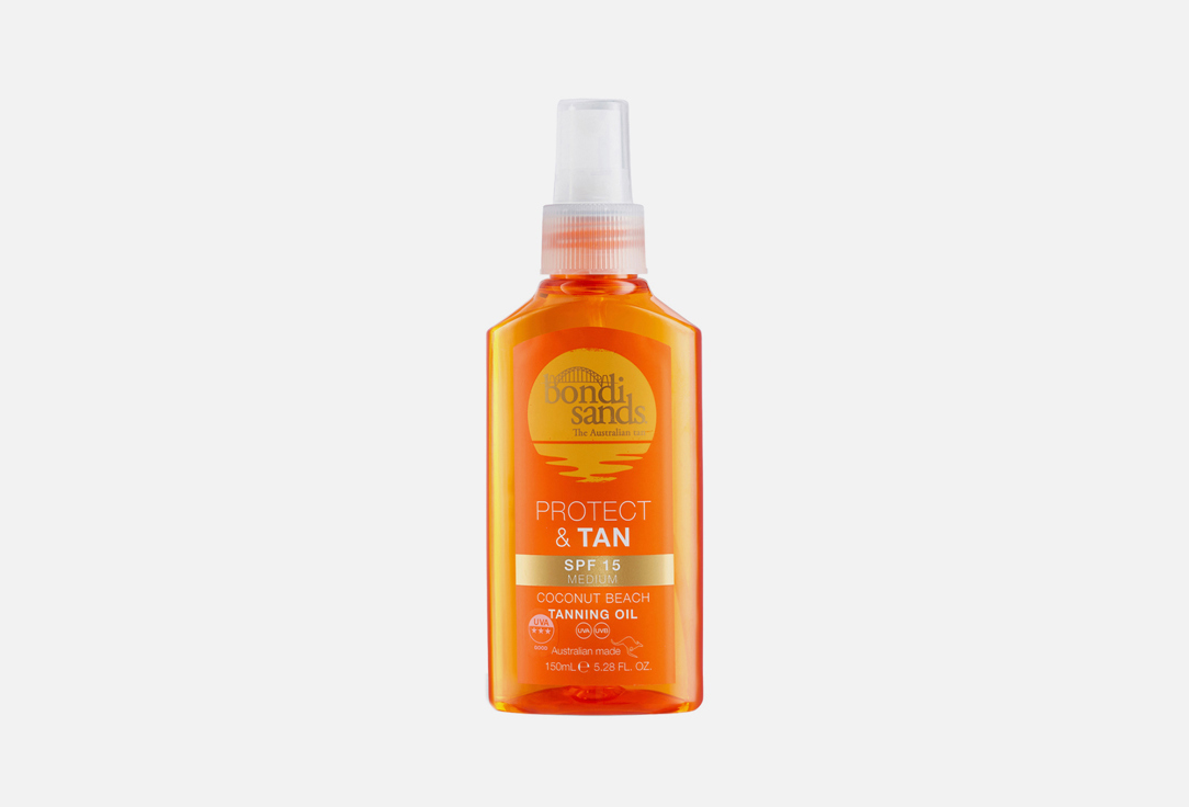Tanning Oil SPF15 Bondi Sands Protect & Tan 