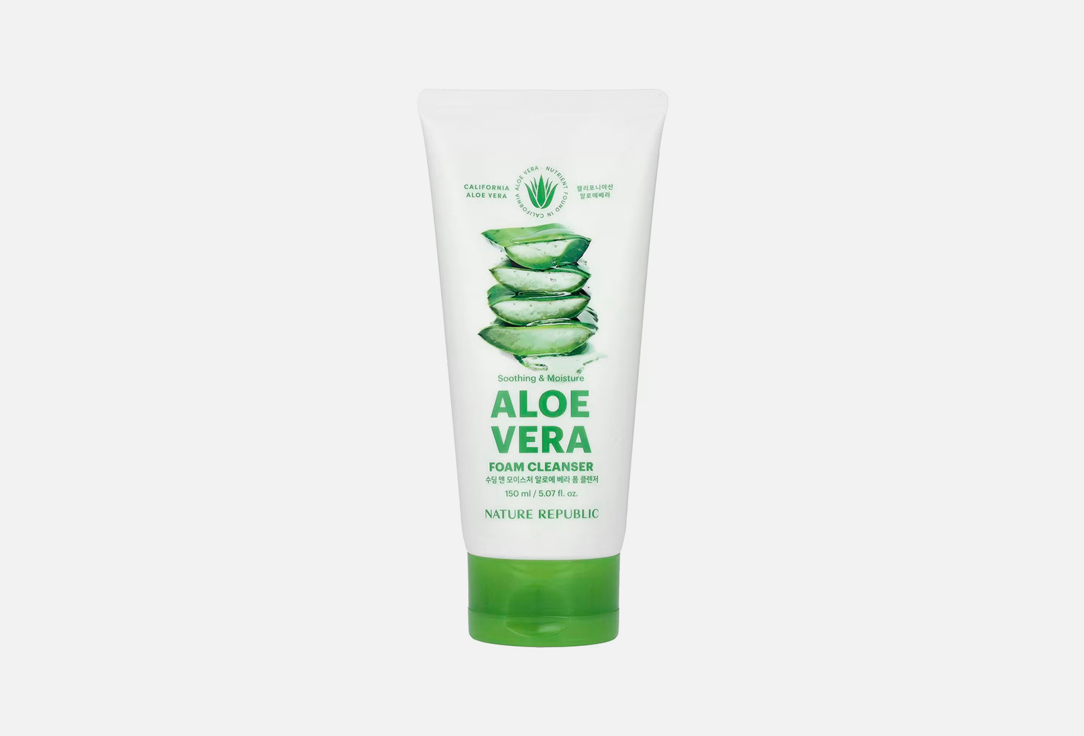 Nature Republic Cleansing Foam Aloe Vera Soothing & Moisture