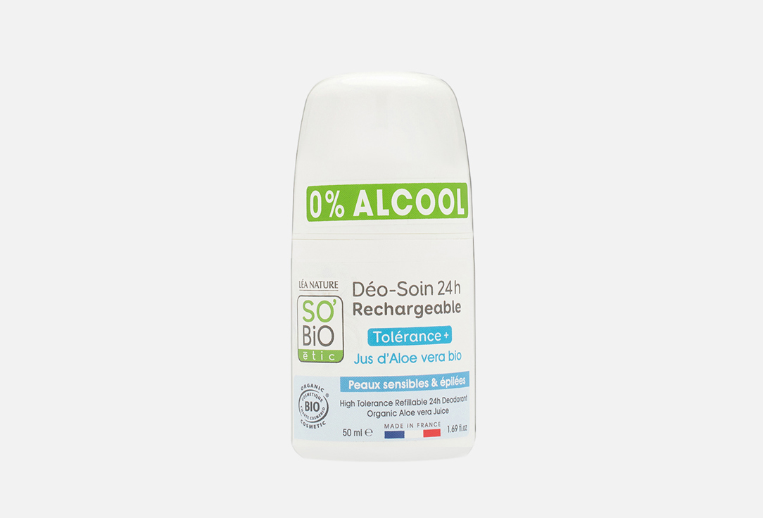 SO BiO etic Deodorant Roll-On  Organic Aloe Vera