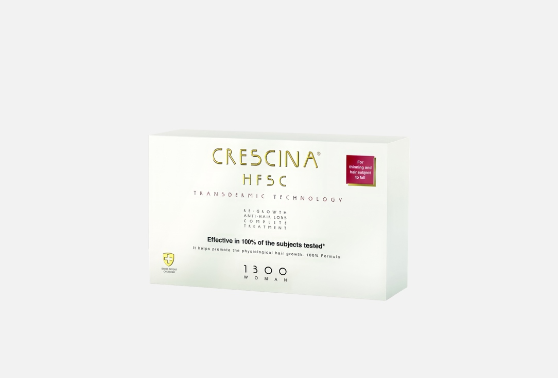 Crescina Hair Ampoules Set Treatment HFSC Complete Treatment Woman 1300 