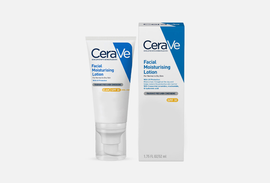 CeraVe Facial Moisturizing Lotion SPF30 With Hyaluronic Acid