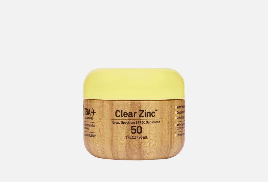 Sun bum Clear Zinc Oxide SPF 50 Aloe And Vitamin E