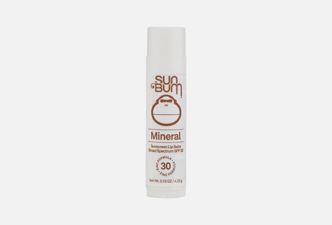 Sun bum Mineral Sunscreen Lip Balm SPF 30 Fragrance Free 