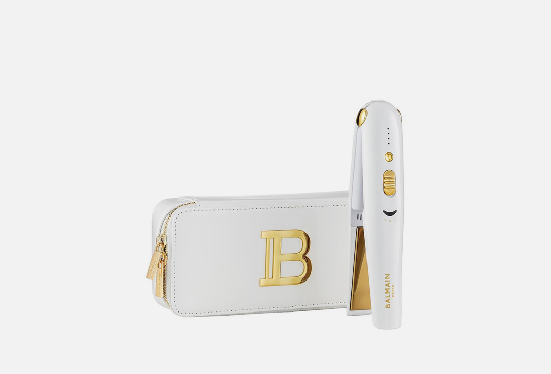 BALMAIN Paris Cordless Hair Straightener  White And Gold