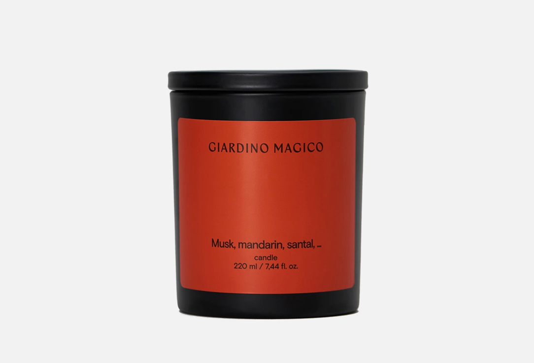 GIARDINO MAGICO Scented candle Musk, Mandarin, Santal