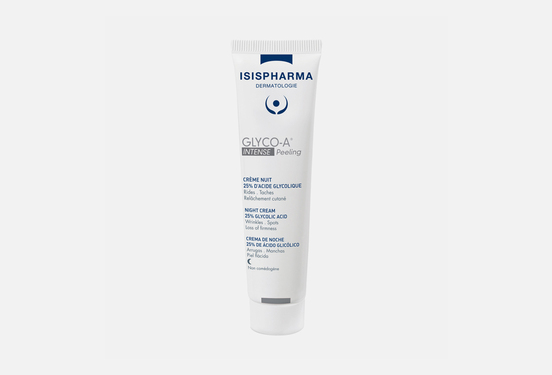 ISISPHARMA DERMATOLOGIE Intense Peeling Night Cream for Face 25% glyco A