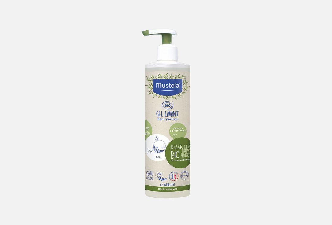 Mustela Olive Oil and Aloe Cleansing Gel Bio Organic