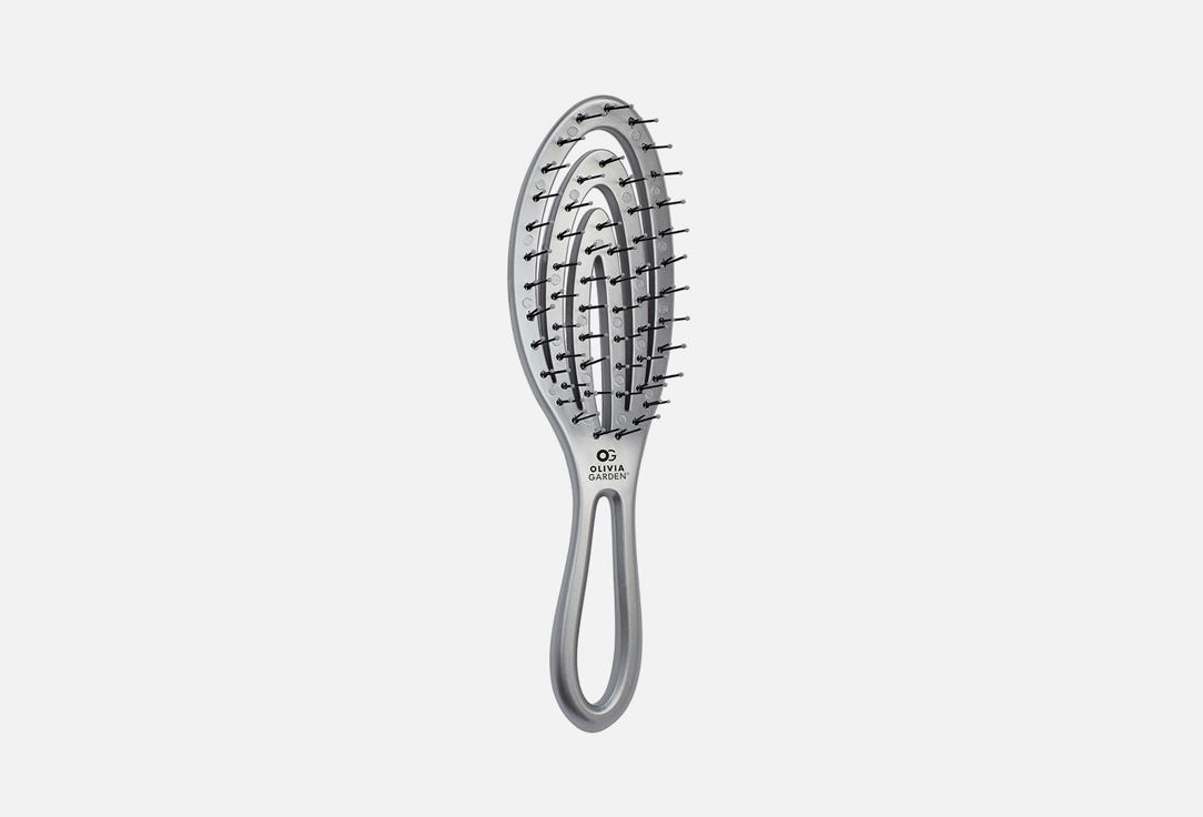 Olivia Garden Hair brush Holiday Shine Silver