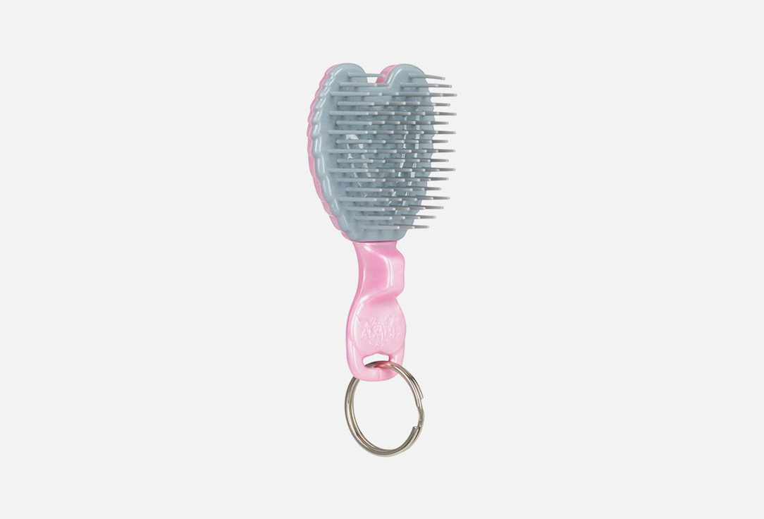 Tangle Angel Hair brush Mini key ring gloss pink  