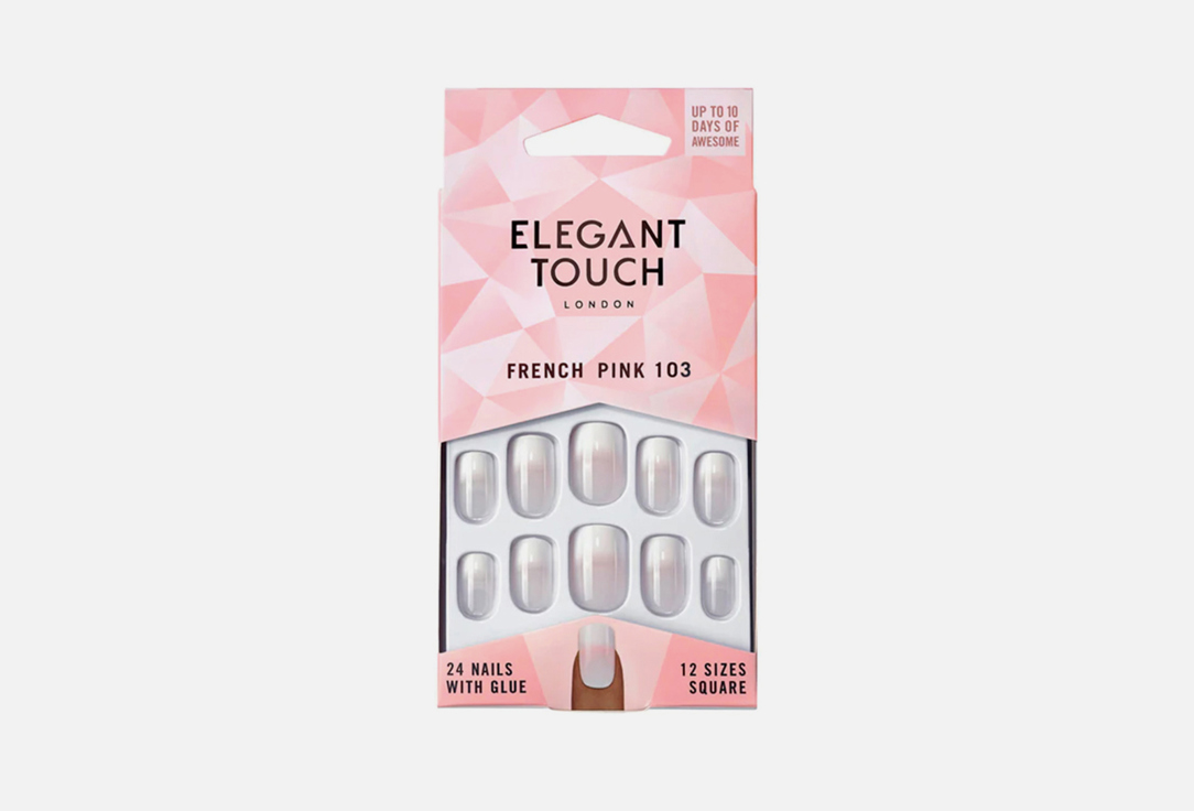 ELEGANT TOUCH Colour false nails French pink 103