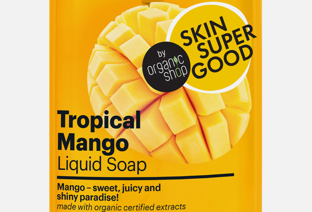 Organic Shop Liquid Soap Skin Super Good Tropical Mango