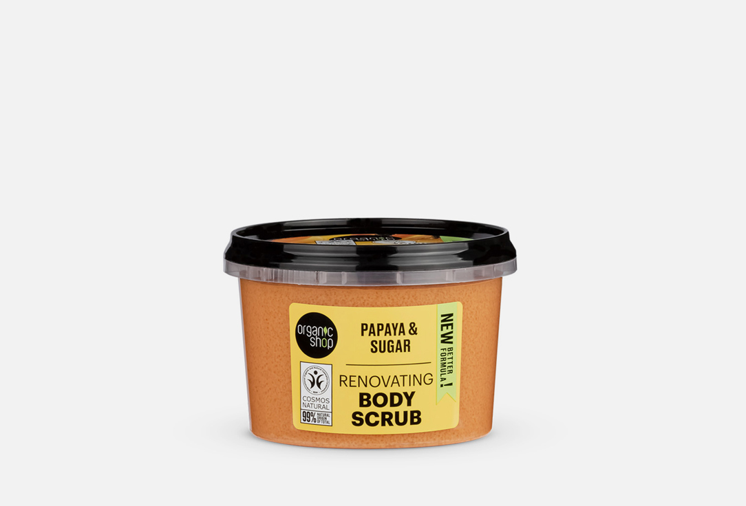 Organic Shop Renovating Body Scrub Papaya