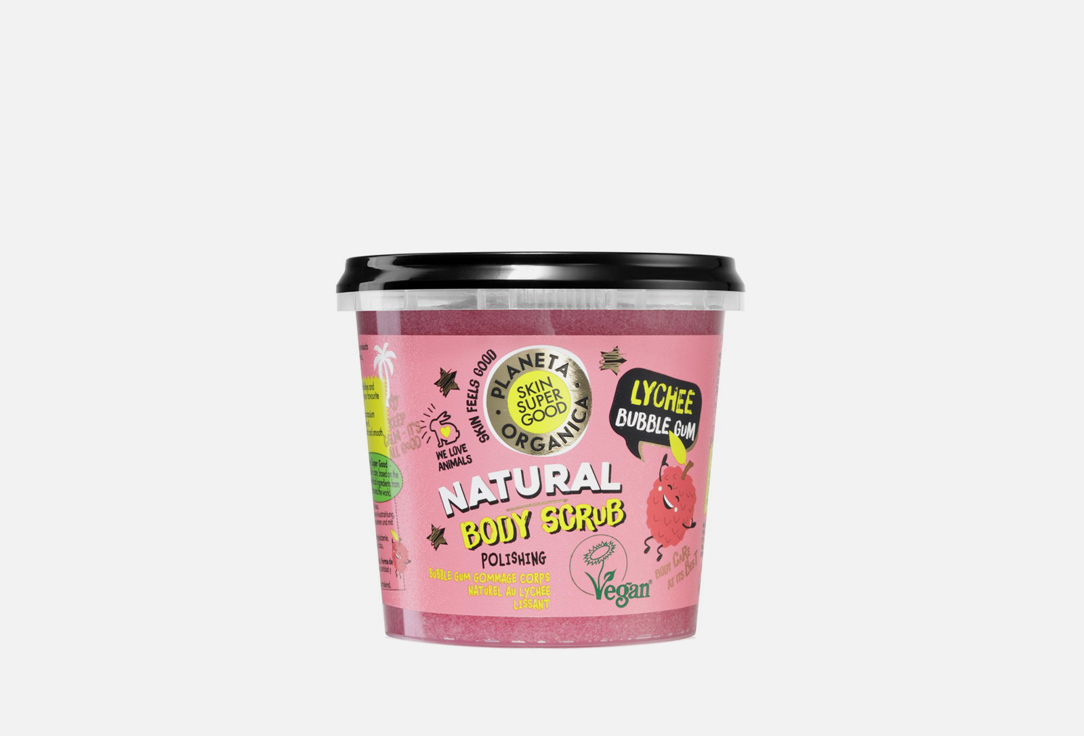 Organic Shop Natural body scrub Lychee bubble gum