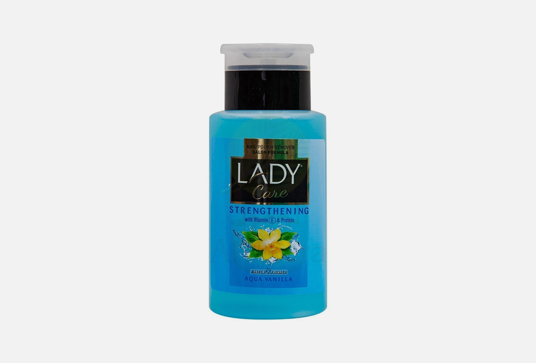 Lady Care nail polish remover  strengthening -aqua pump