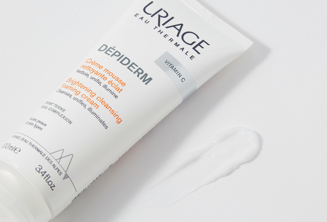 Uriage Brightening cleansing foam Dépiderm innovation