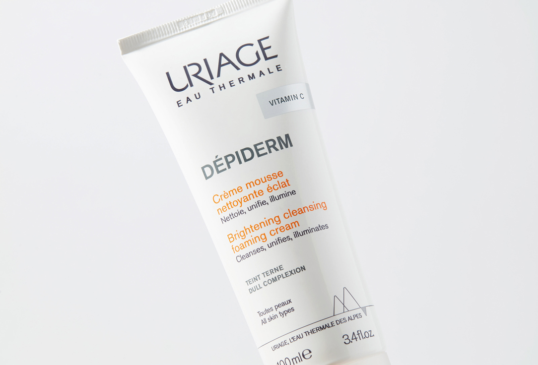 Uriage Brightening cleansing foam Dépiderm innovation