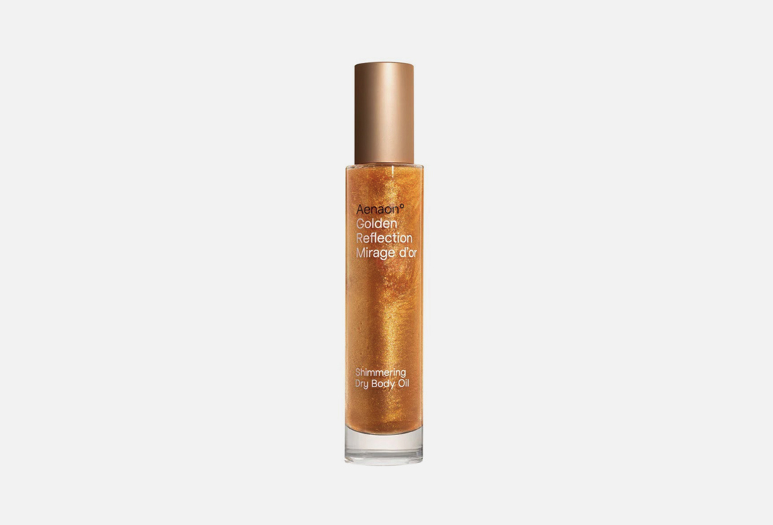 Aenaon shimmering dry body oil Golden reflection