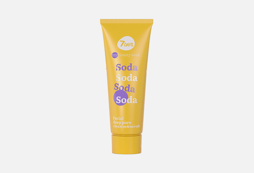 7DAYS Pore Cleansing & Exfoliating Scrub Soda