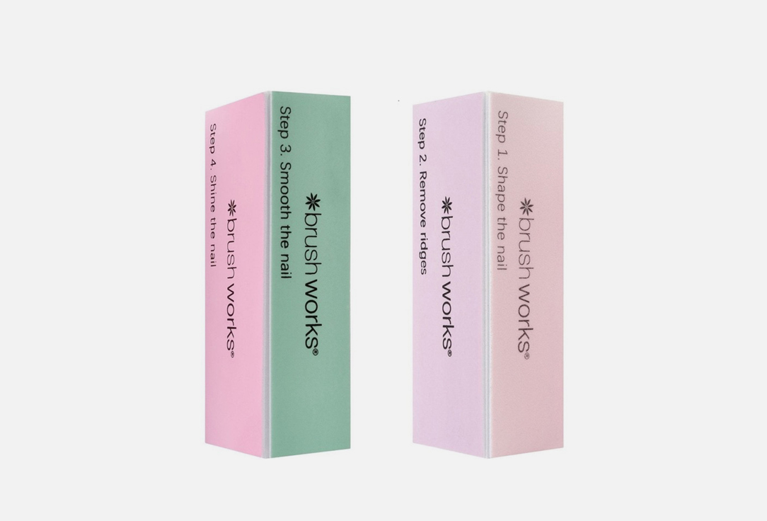 brushworks Nail Buffing Blocks Duo