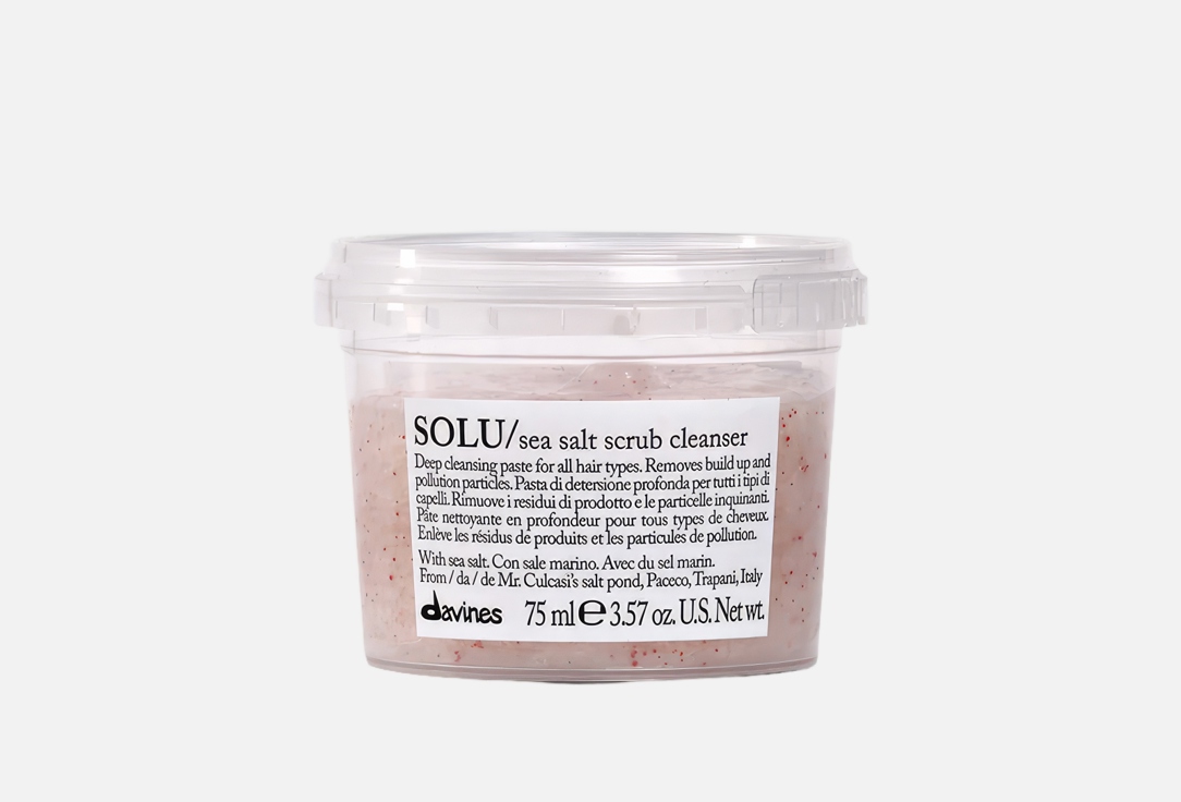 Davines Exfoliating Scalp Scrub Cleanser SOLU SEA SALT