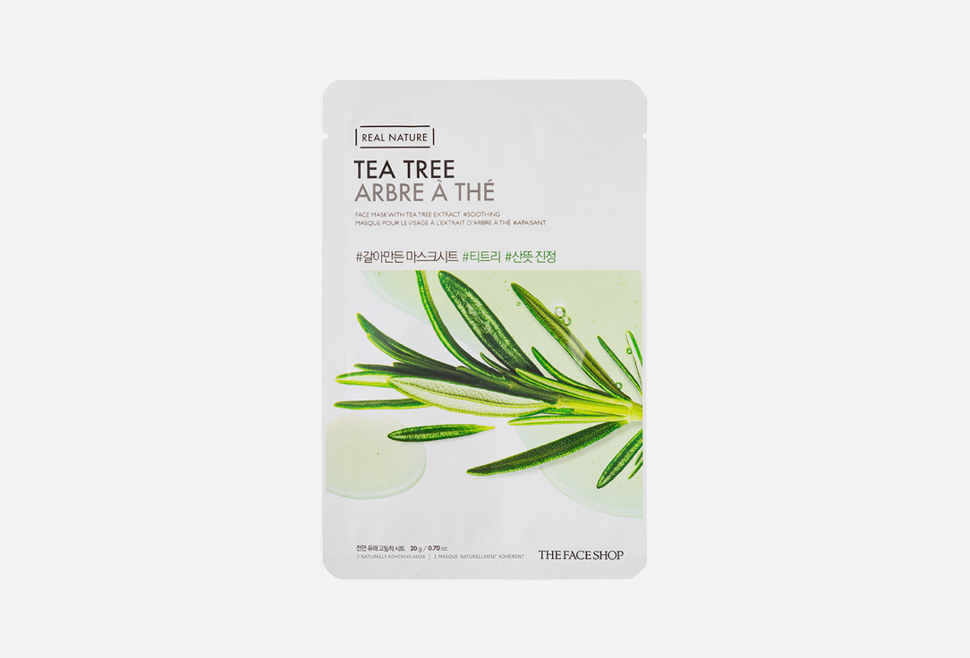 THE FACE SHOP Face Mask Real nature tea tree